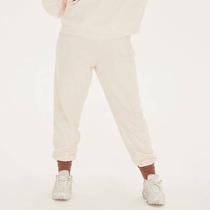 Girlfriend Collective classic jogger Ecru Medium
